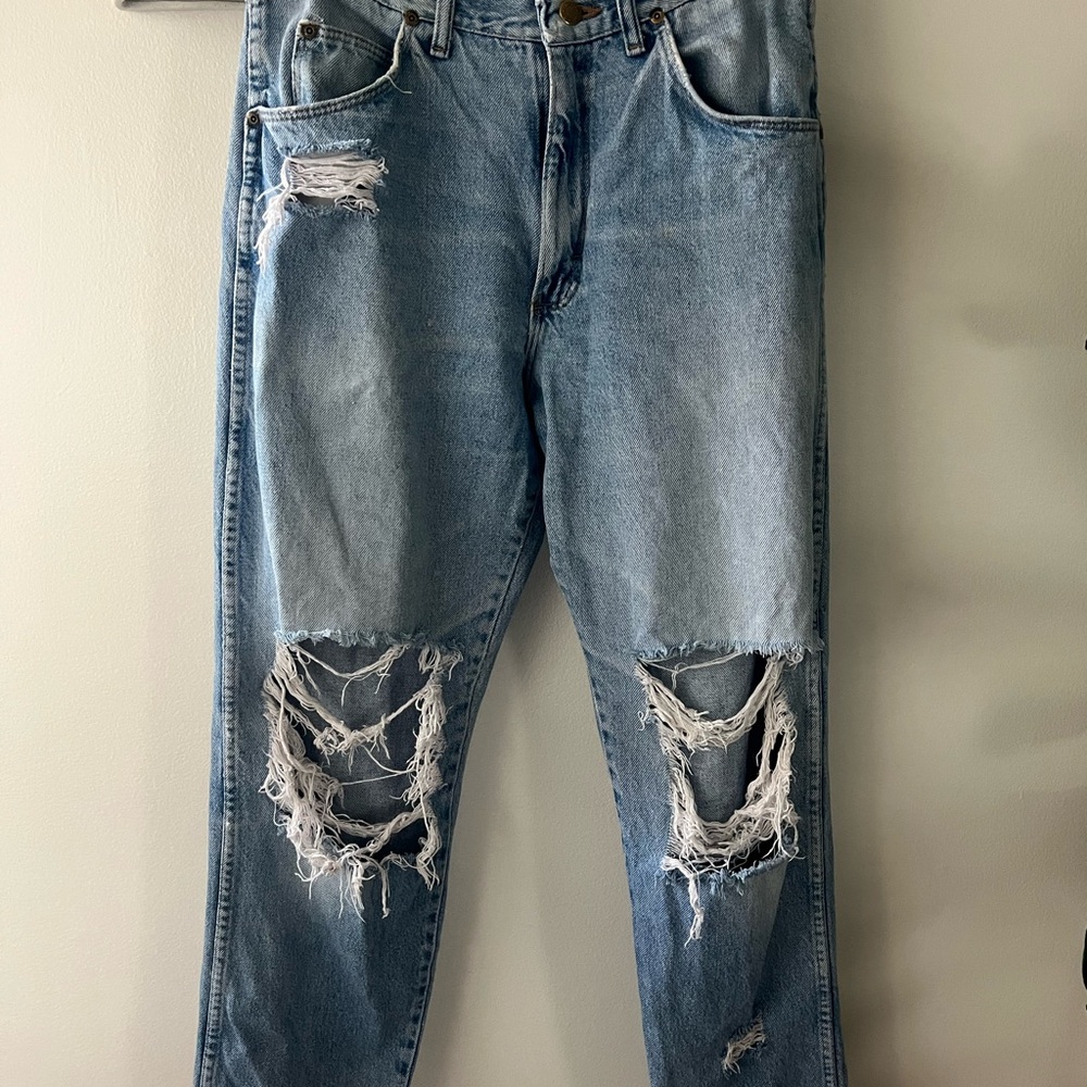 Vintage Wrangler Light Wash Blue Jeans